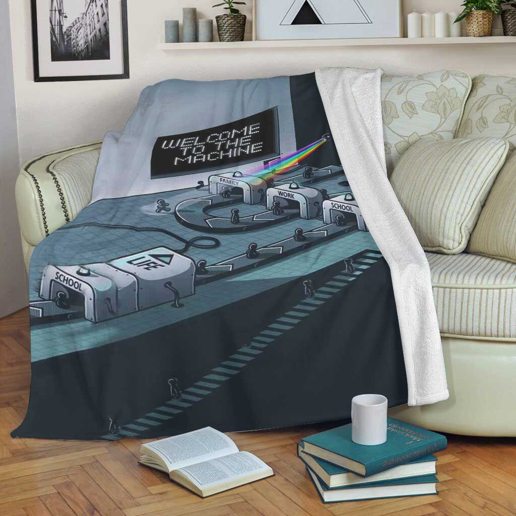 Pink Floyd Fleece Blanket Gift, Premium Comfy Sofa Throw Blanket for Music Fans