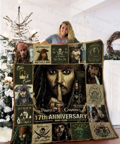 Pirates Of The Caribbean 17th Anniversary Quilt Bedding Set - Perfect for Movie Fans and Collectors