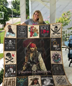 Pirates of the Caribbean Quilt Blanket - Perfect for Fans of the Movie Series