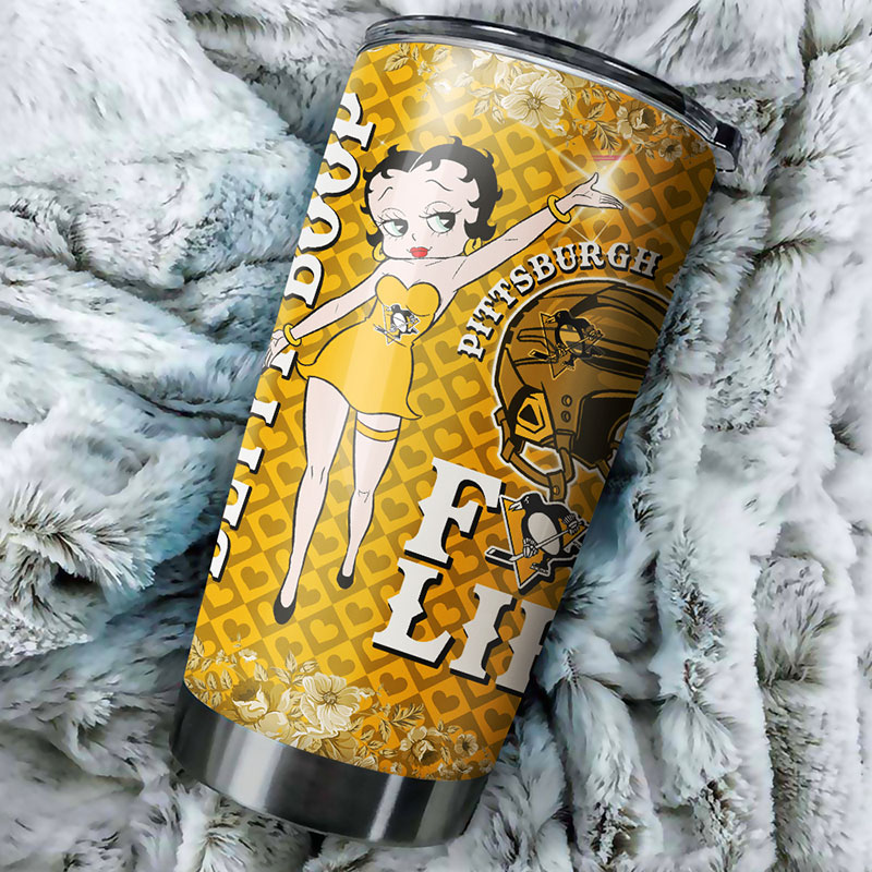 Pittsburgh Penguins NHL Tumbler - Betty Boop Design That Will Steal the Show