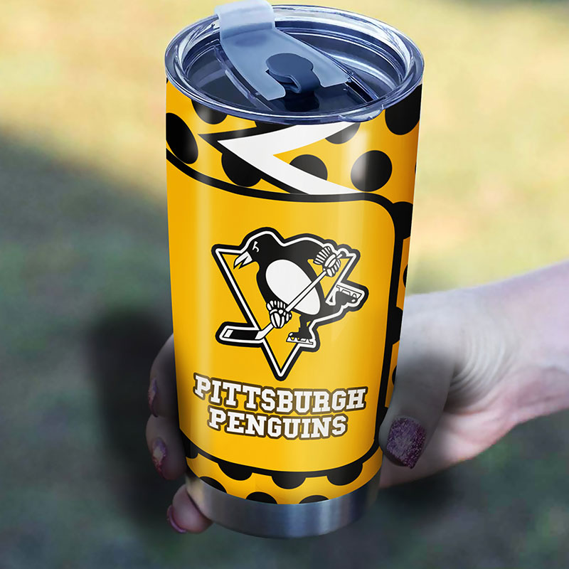 Pittsburgh Penguins NHL Tumbler - Official Fanatics Tumbler - Image 2