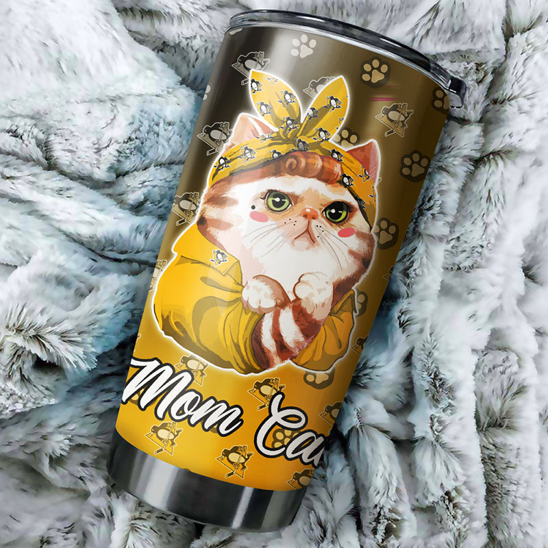 Pittsburgh Penguins NHL Tumbler for Cat Moms - G Fanatics