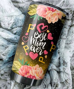 Pittsburgh Pirates MLB Tumbler - Best Mom Ever Cool Flower Design