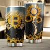 Pittsburgh Pirates MLB Tumbler with Sunflower Design and MLB Logo