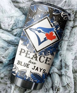 Pittsburgh Pirates Peace Love MLB Tumbler for Peaceful Games