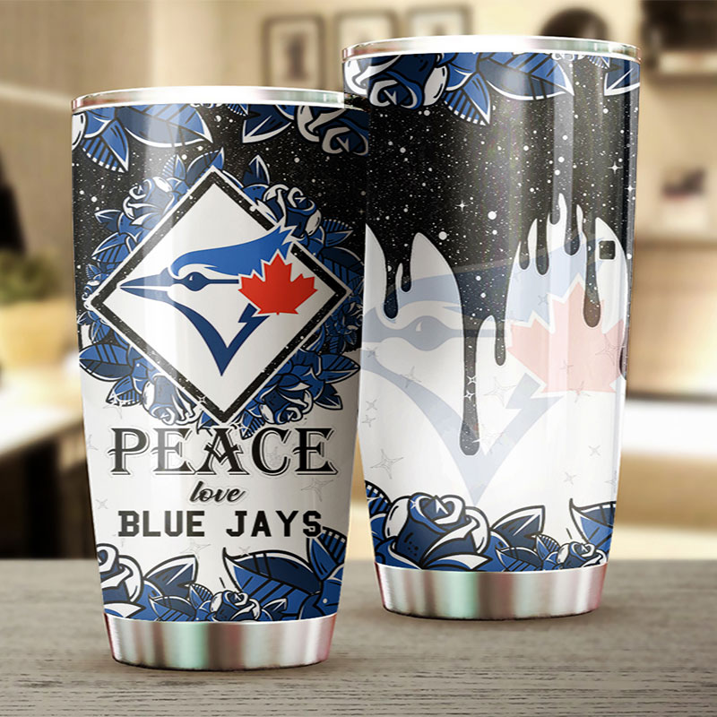 Pittsburgh Pirates Peace Love MLB Tumbler for Peaceful Games - Image 2