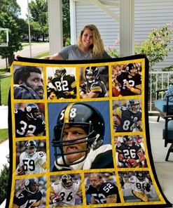Pittsburgh Steelers Legends Quilt Blanket - Show Your Love for the Steelers with a Quilt Bedding Set