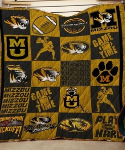 Play Hard Ncaa Missouri Tigers Combined Collected Quilt Bedding Set