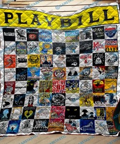 Playbill Quilt H1410 - The Magic of Broadway for Theater Fans