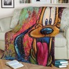 Pluto Spray Paint Disney Fleece Blanket - Perfect for Adding a Pop of Color to Your Space