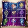 Pokemon Galaxy Quilt Bedding Set with Quilt Blanket, Perfect Gifts for Fans