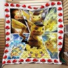 Pokemon Pikachu Evolution Quilt Bedding Set for Fans