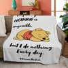 Pooh People's Favorite Quotes Collection Quilt Blanket for Pooh Fans
