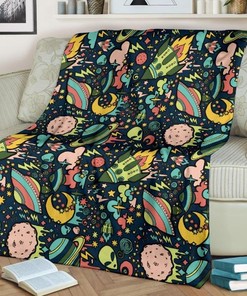 Premium Fleece Blanket Gift for Galaxy Fans - Get Cozy with Your Favorite Galaxy