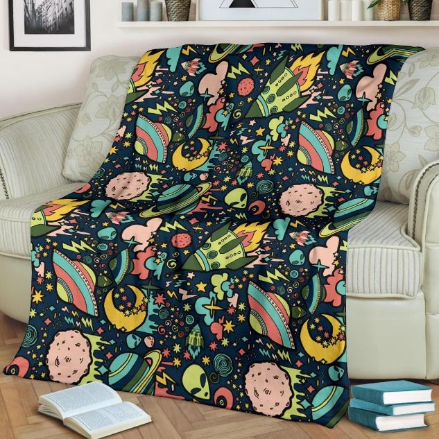 Premium Fleece Blanket Gift for Galaxy Fans - Get Cozy with Your Favorite Galaxy