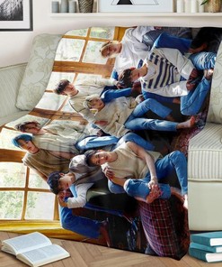 Premium Stray Kids Fleece Blanket Gift for Fans of K-Pop Quilt Bedding Set