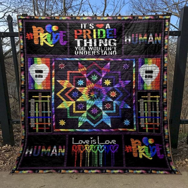 Pride Lgbt Star Quilt Blanket - Embrace Your True Colors