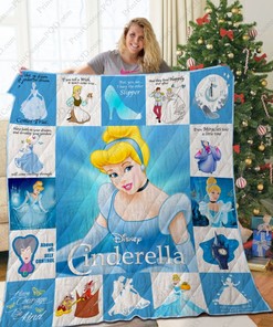 Princess Cinderella Quilt Bedding Set with Cute Design and Comfortable Material