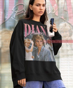 Princess Diana Sweatshirt, Casual Fan Sweater, British Royal England
