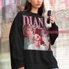 Princess Diana Tank, Retro Style Fan Sweater, British Royal England
