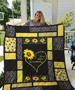 Promote Your Faith With This Sunflower Jesus Quilt Blanket