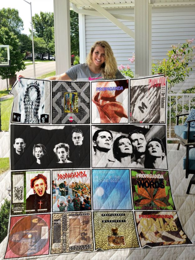 Propaganda Quilt Blanket - Cool and Trendy Sofa Throw Blanket
