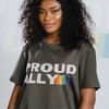 Proud Ally Unisex Shirts, LGBTQ+ Shirts for Pride Month with Love Symbol Print, Movie Fans Gifts