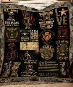 Proud Army Veteran Quilt: A Must-Have for Army Fans