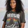 Proud Brother PRIDE Months Unisex Shirts, with Love Symbol Print, Funny LGBT T-Shirt