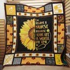 Proud Nurse Sunflower Quilt Blanket To Show Your Dedication