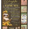 Proud To Be Your Father- To My Daughter Quilt Bedding Set for Kids.