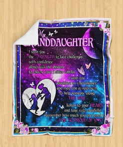 Proud of You Quilt Bedding Set for Granddaughter from Grandma