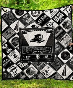 Providence Friars Ncaa Quilt Bedding Set with Soft Quilt Blanket for Fans