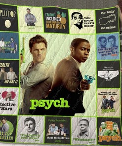 Psych T-Shirt Quilt For Fans - I've Heard It Both Ways for TV Lovers