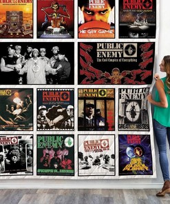 Public Enemy Albums Quilt Blanket 02 - The Perfect Throw for Fans of Hip-Hop