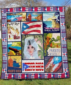 Puerto Rico Quilt Bedding Set - Unique Gifts for Puerto Rican Lovers