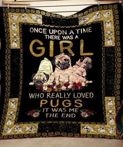 Pugs 5 Quilt Blanket - Show Your Love for Pugs with this Quilt Bedding Set