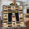 Pug's Fun Way to Smell Treats Quilt Blanket