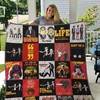 Pulp Fiction Fans Collection Quilt Blanket with Iconic Scene