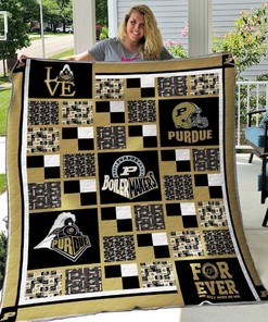 Purdue Boilermakers B310513 Quilt Blanket - Show Your Support for Your Favorite College Team