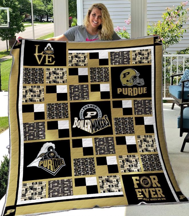 Purdue Boilermakers B310513 Quilt Blanket - Show Your Support for Your Favorite College Team