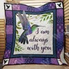 Purple Hummingbird Perfect Gifts Quilt Blanket for Hummingbird Lovers
