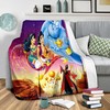 Quilt Bedding Set Cute Aladdin Fleece Blanket for Fans