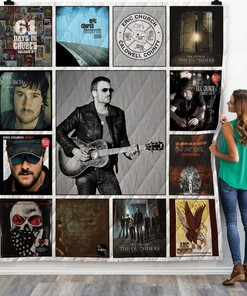 Quilt Bedding Set Cute for Eric Church Albums Fans, Perfect for Country Music Lovers