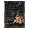 Quilt Bedding Set for Bestie or Family: A Truly Great Friend is Hard to Find Fleece Blanket for Sister