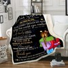 Quilt Bedding Set for Bestie or Family: Difficult to Leave and Impossible to Replace Fleece Blanket for Sister