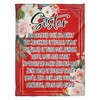 Quilt Bedding Set for Bestie or Family: Holidays and Birthdays, Sister Fleece Blanket