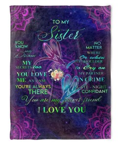 Quilt Bedding Set for Sister: Forever Friend Soft Blanket for Family