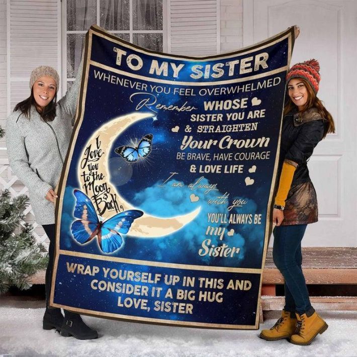 Quilt Bedding Set for Sister: You Will Always be My Sister Soft Blanket