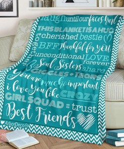 Quilt Bedding Set for Sister: You are Much Important Soft Blanket